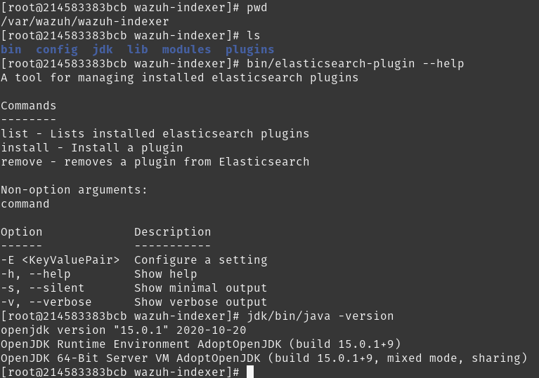 New wazuh-indexer build including elasticsearch-oss and Opendistro for ...