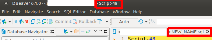 [bug] Saving a Script file "with name" does not rename title bar ...