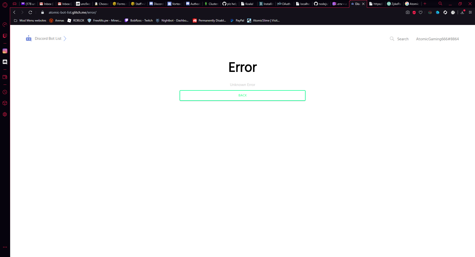 plz help · Issue #99 · Sank6/Discord-Bot-List · GitHub