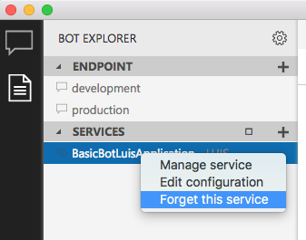 Emulator - service context menu, change wording from "Remove this ...
