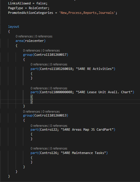 Bug on Role Center part alignment · Issue #4471 · microsoft/AL · GitHub
