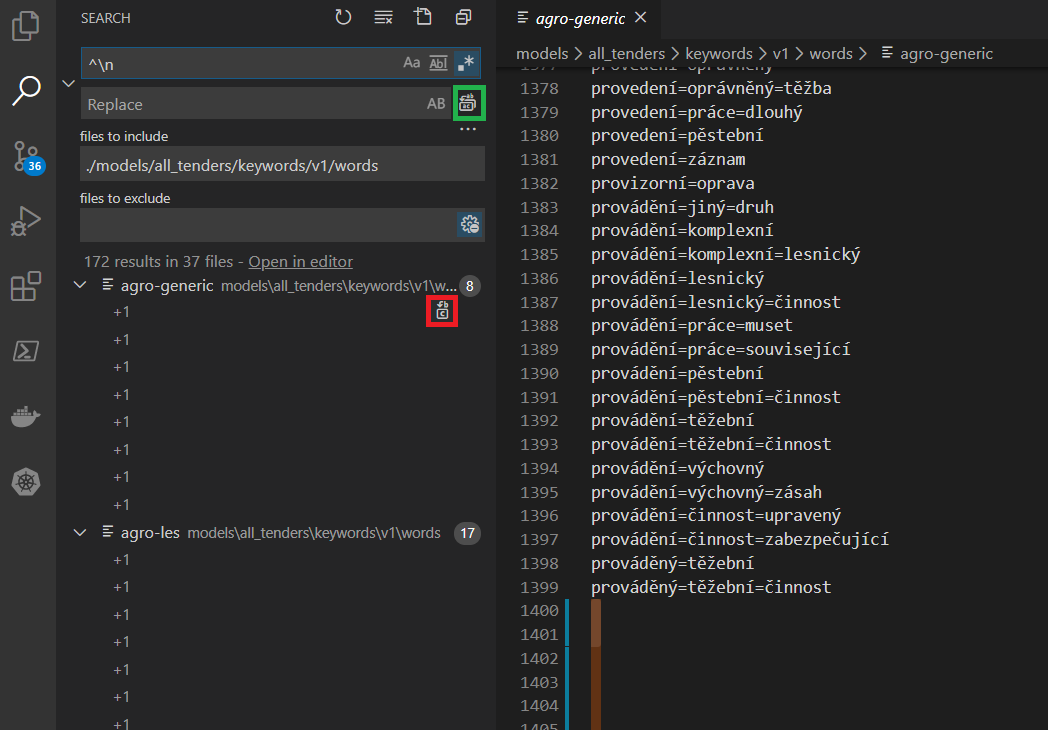 Improve rendering of find matches touching each other · Issue #95425 ...