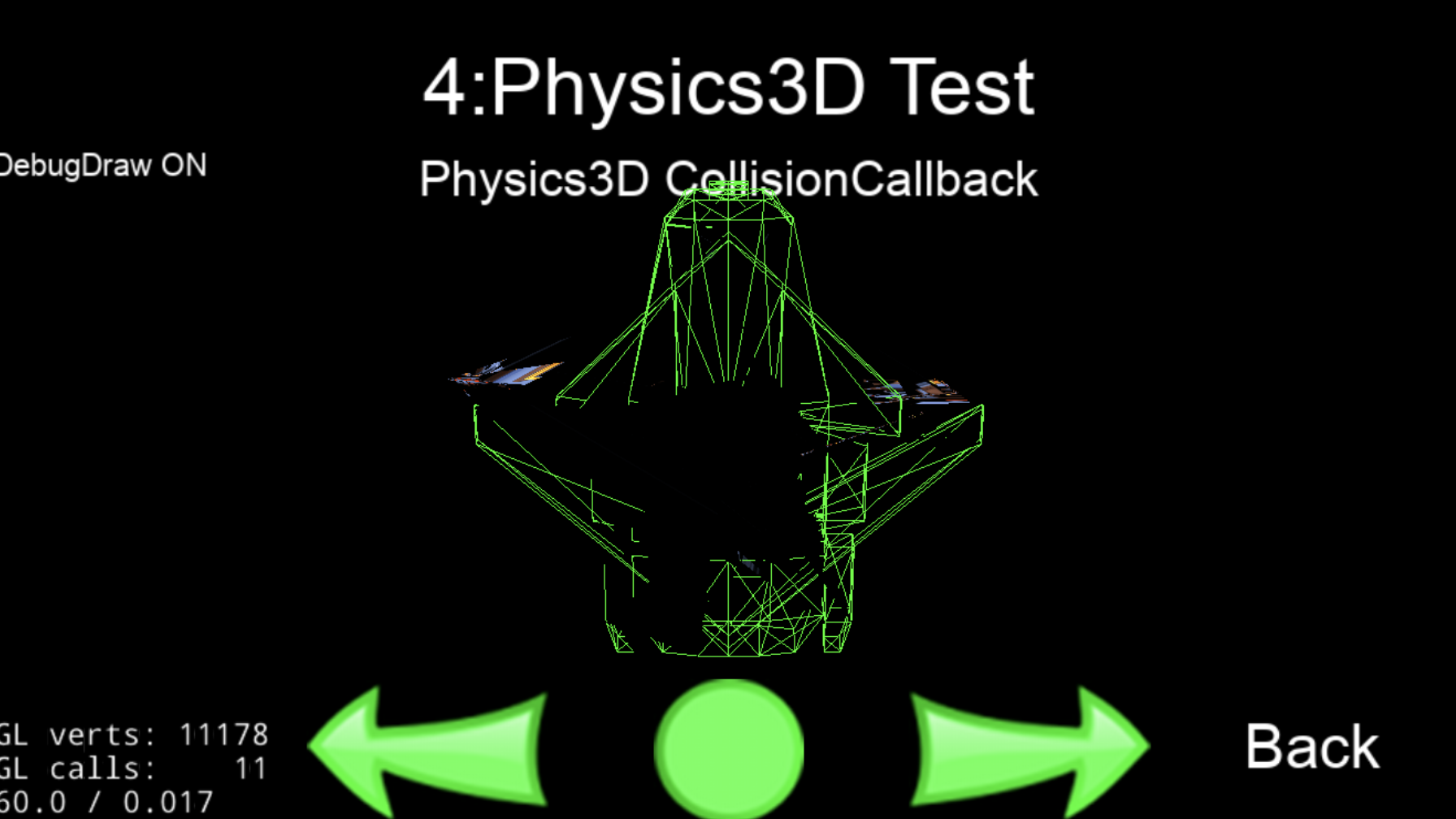 Physics3D Test in cpp-tests fails if boss.c3b is replaced by boss.obj ...