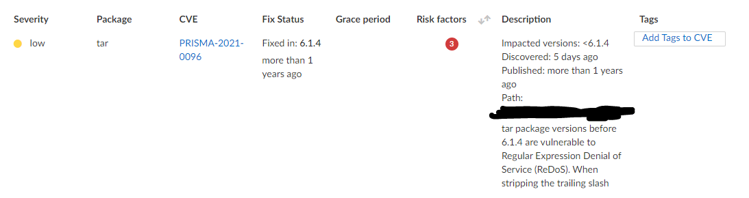 tar vulnerability in latest 0.13.0 release exists · Issue #97 ...
