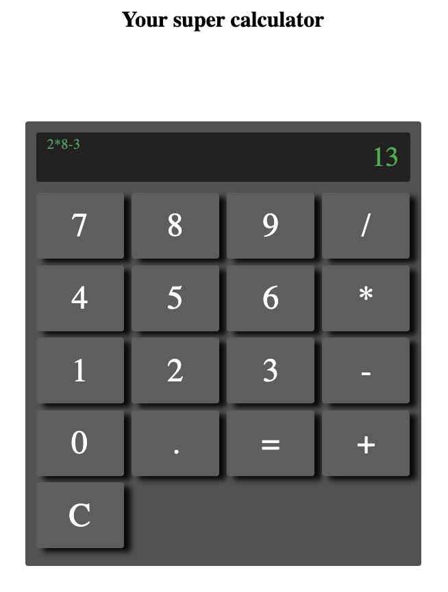 GitHub hudan0604/Calculator Angular calculator project