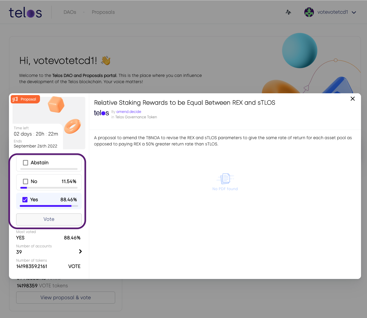 app-telos-net proposal screen