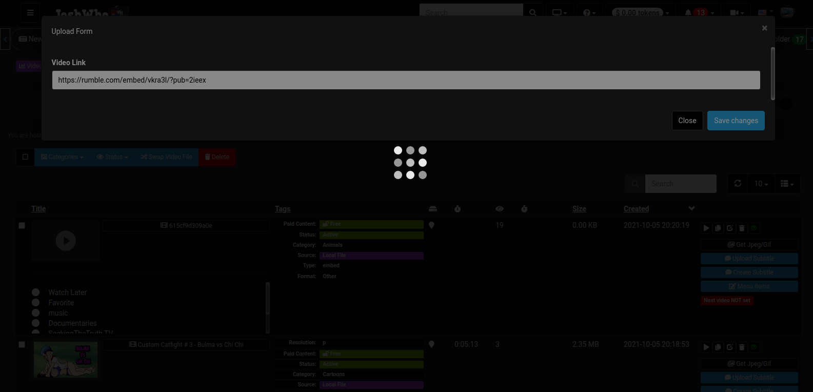 Rumble embed Kind of Broken after last git pull · Issue #5781 · WWBN ...