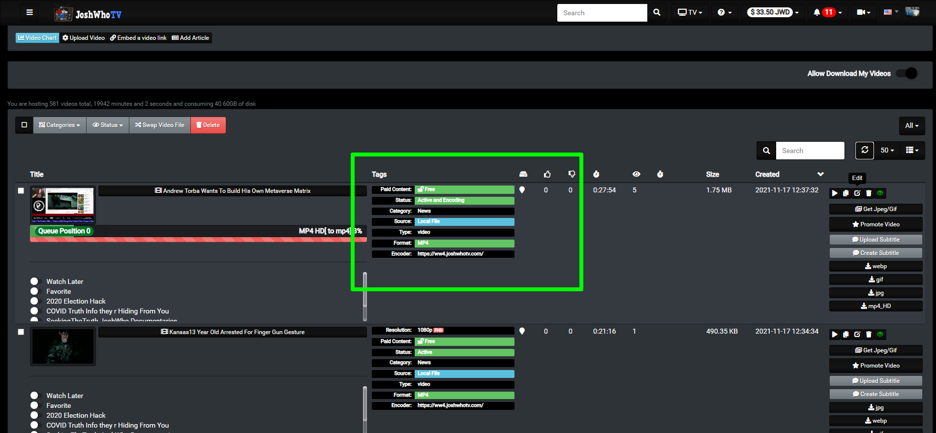 Video Active while it is encoding · Issue #5992 · WWBN/AVideo · GitHub