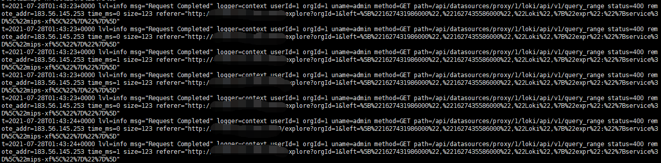 Query Error · Issue #4065 · grafana/loki · GitHub