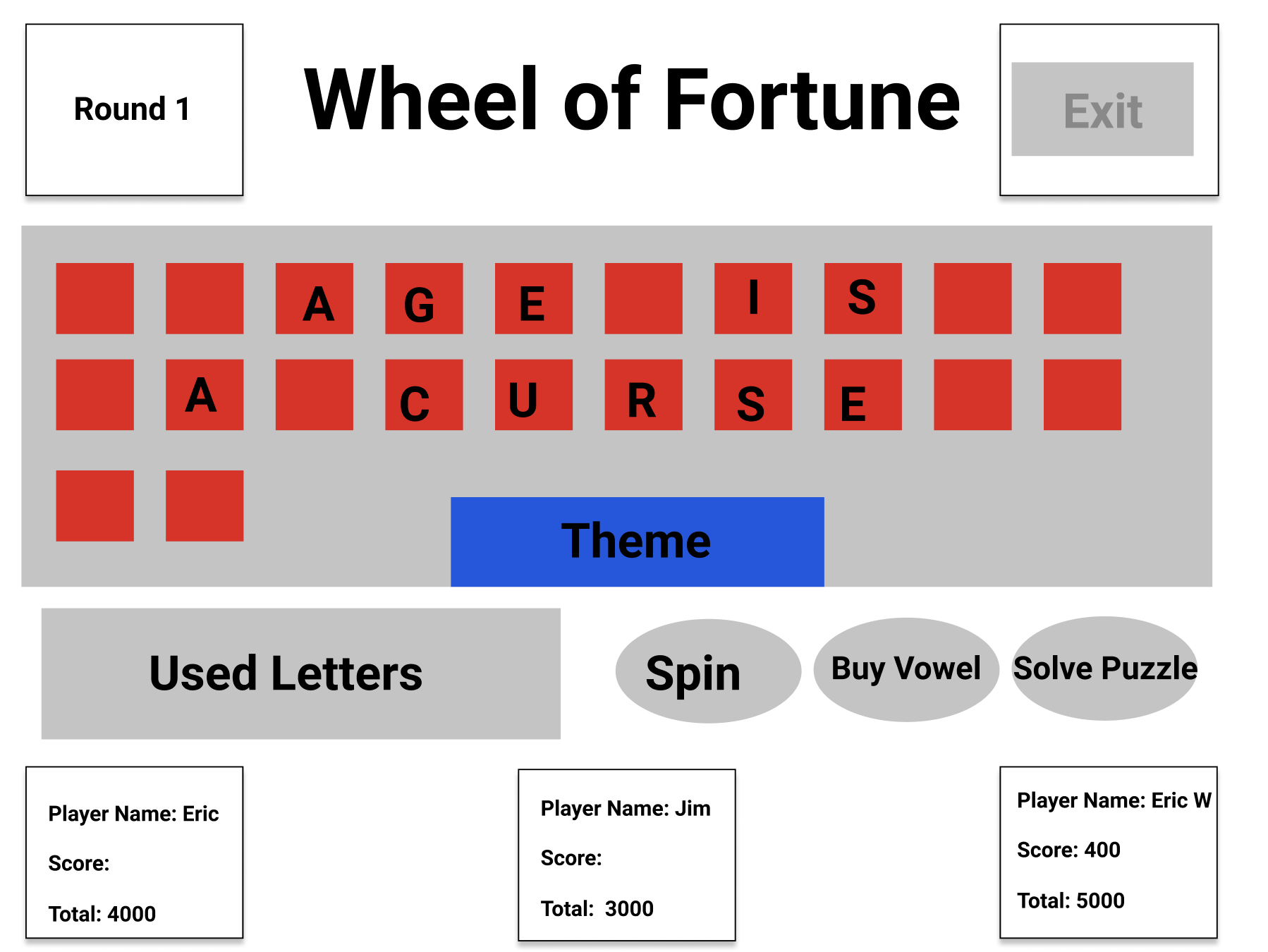 GitHub - ericweissman/wheel_of_fortune: Web based game of Wheel of Fortune