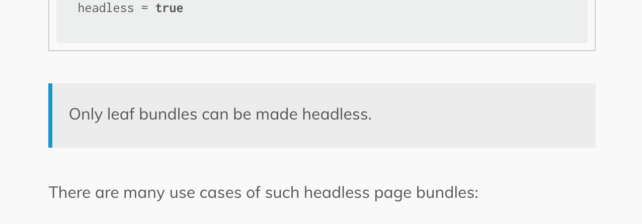 Hugo Headless Headless Bundles Not Working? · Issue #5517 · gohugoio/hugo · GitHub