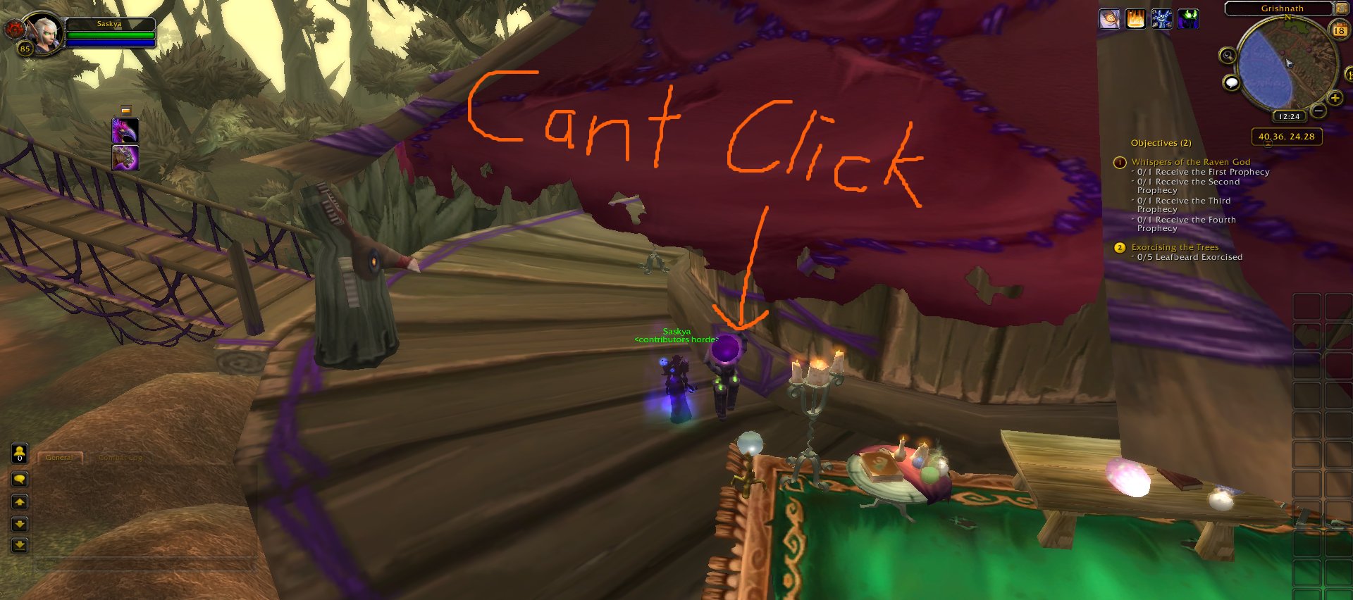 [Quest] Exorcising The Trees ID 10830 Blade's Edge Mountains