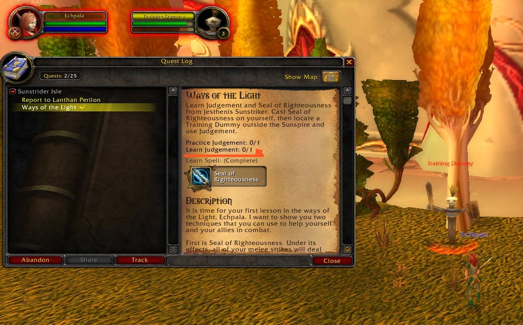 allies of the light quest