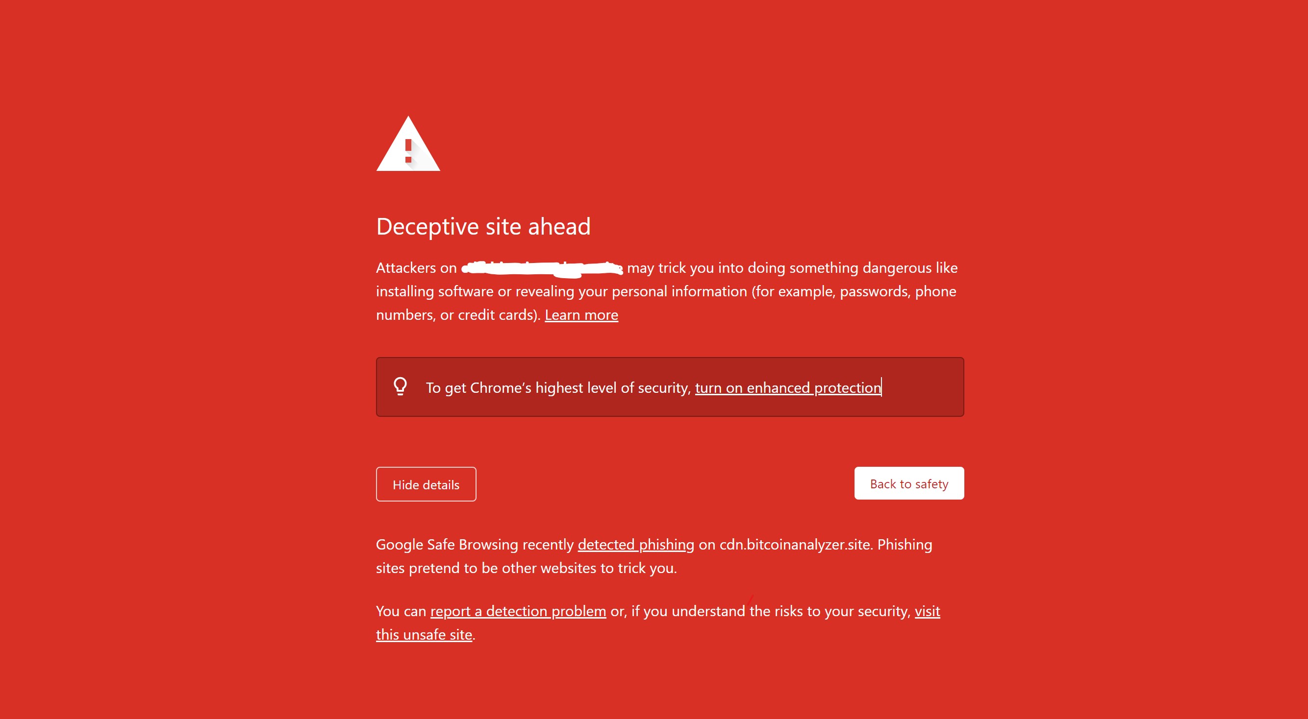 ارور Deceptive site ahead · Issue #613 · hiddify/Hiddify-Manager · GitHub