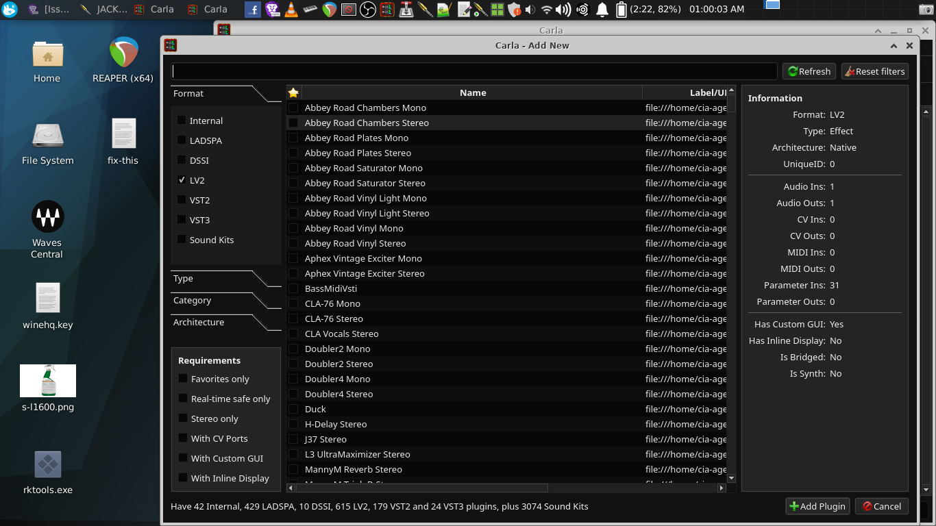 Problem loading LV2 I created. · Issue #1222 · falkTX/Carla · GitHub