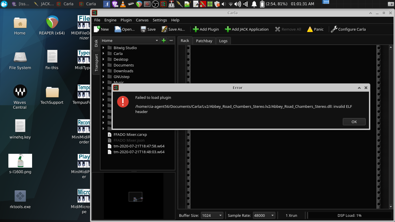 Problem loading LV2 I created. · Issue #1222 · falkTX/Carla · GitHub