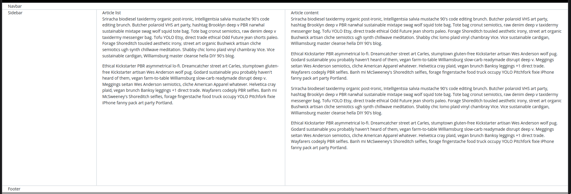 Flex elements not behaving as expected, to fill page or overflow scroll ...