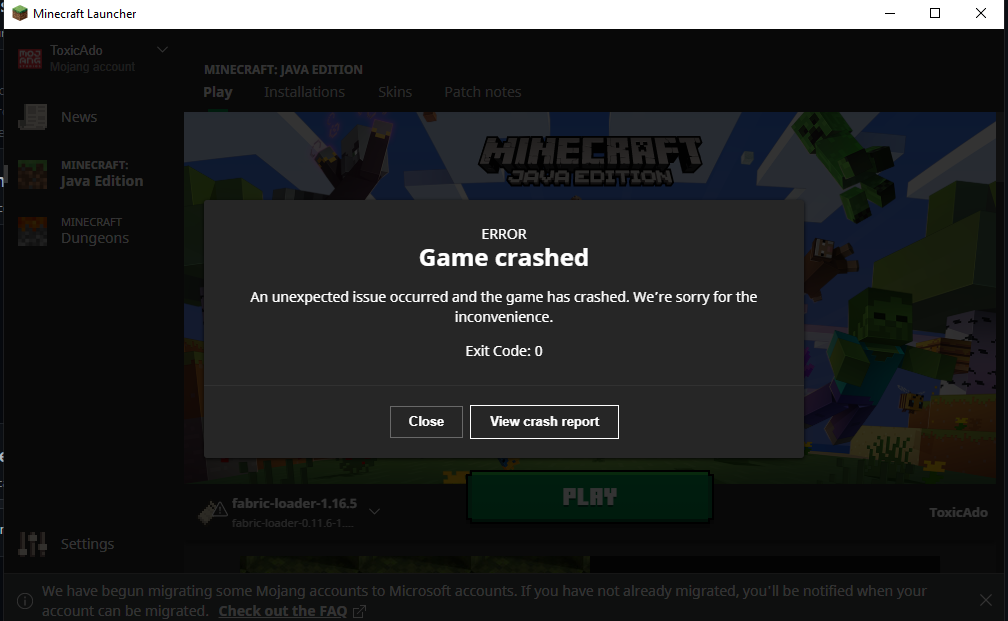 [BUG] CRASH when i start the game its loades up and crashes · Issue ...