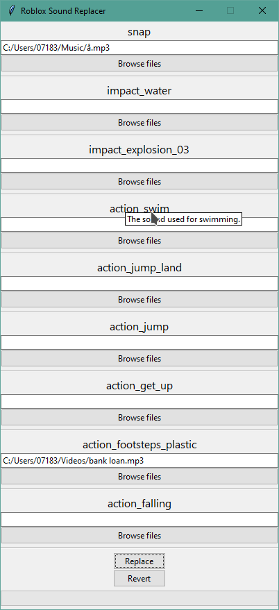 Github Atlasc0r3 Roblox Sound Replacer A Python Side Project That Replaces Roblox Sound Assets Locally - roblox exploding music