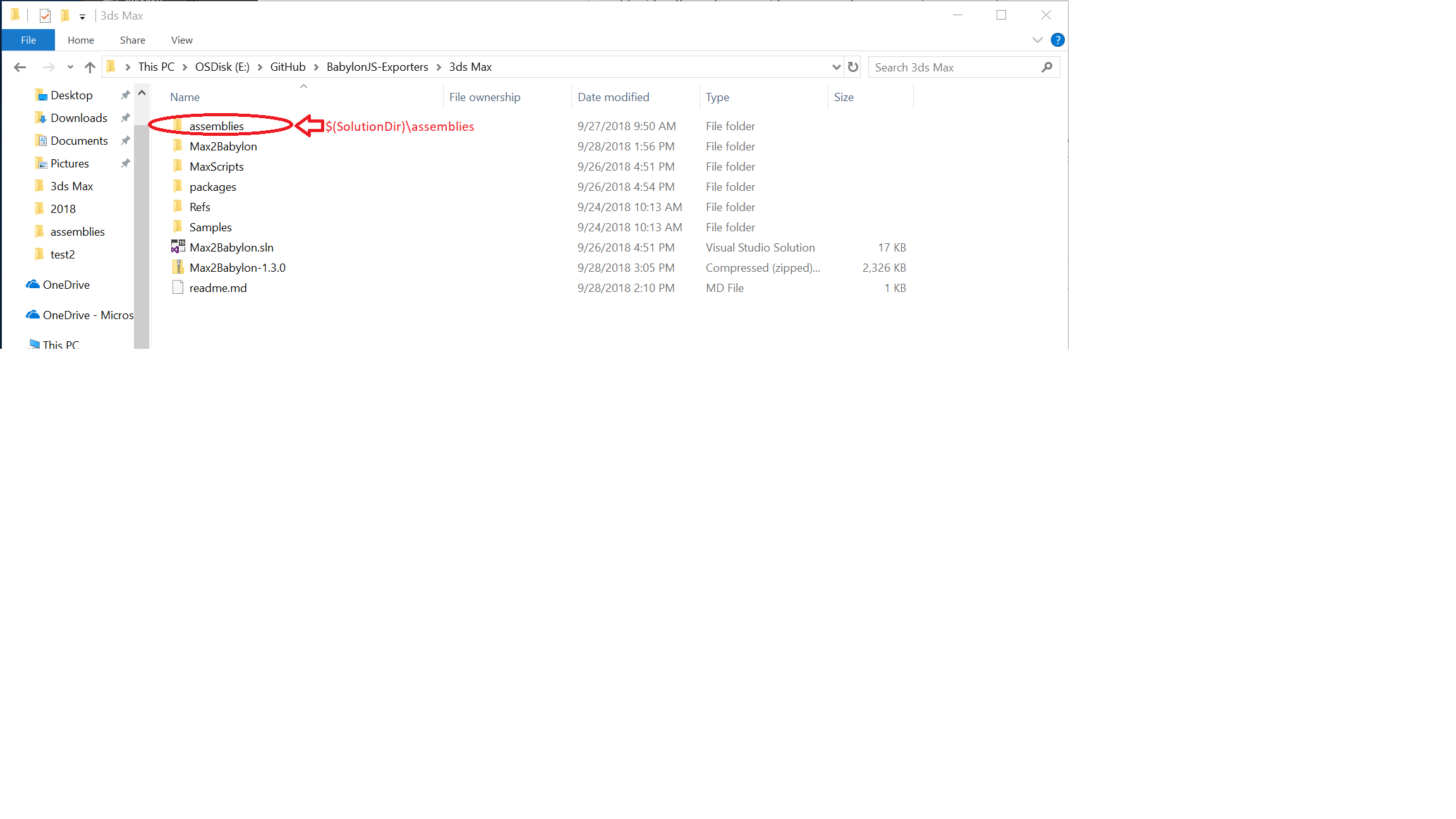 C temp directory. C temp directory