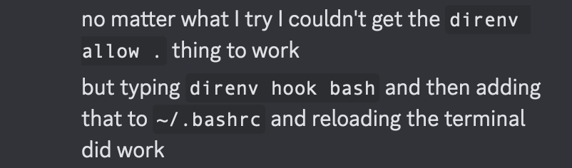 DirEnv not loading variables from .envrc into the shell environment ...