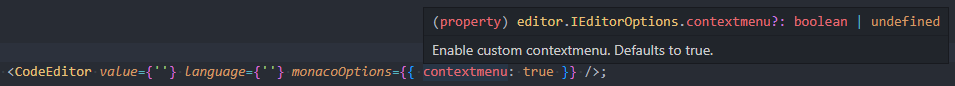 Grafana UI CodeEditor options shows wrong default value · Issue #40210 ...