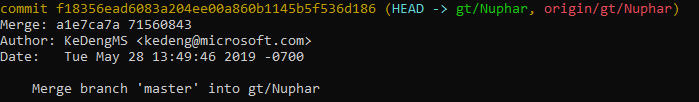 Performance Test Issue With gt/Nuphar Branch on Windows & Linux build ...