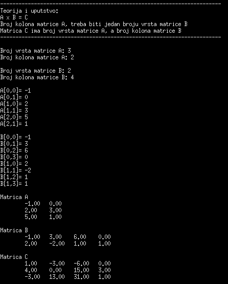 GitHub - mehmedalijaK/mnozenje-matrica