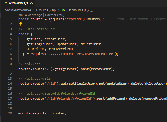 GitHub - GEEZEE91/Social-Network-API: API for a social network web ...