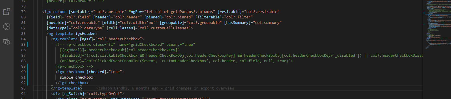 Checkbox is not clickable on custom header · Issue #6447 · IgniteUI ...