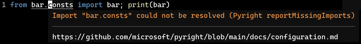 Import couldn't be resolved when a subdirectory package contains a ...