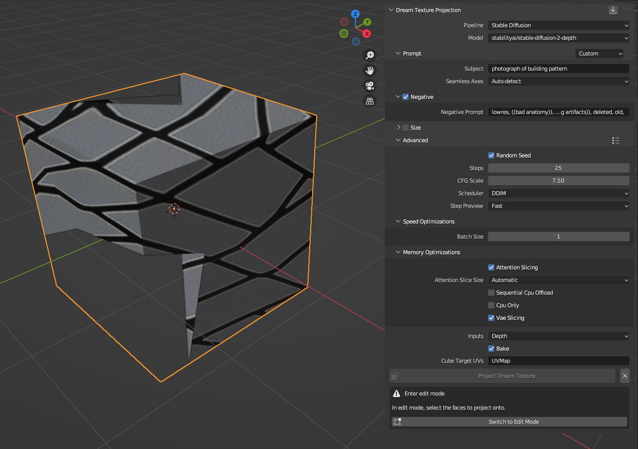 Is "Depth" really working? - unwanted projection offset issue · Issue ...