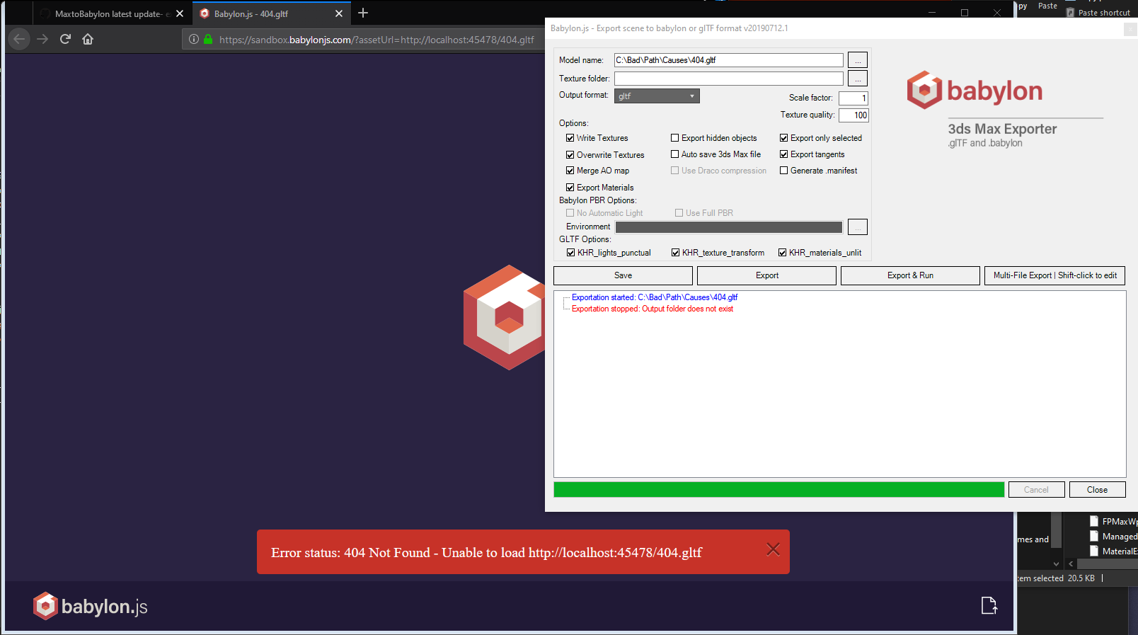 MaxtoBabylon latest update- export error. · Issue #571 · BabylonJS ...