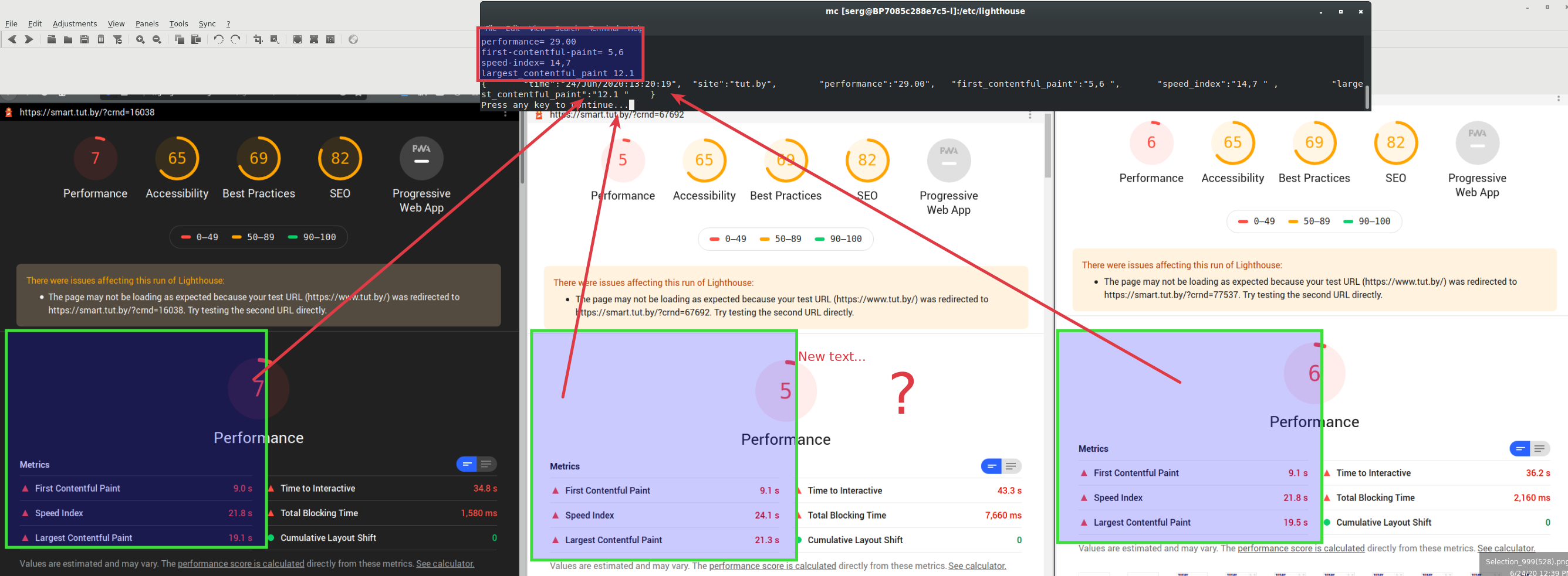 Reports from CLI are not same using lighthouse chrome extension ...