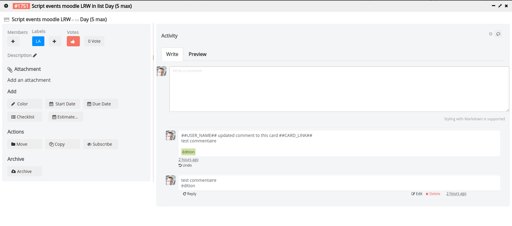 Problem with activity displayed when comment is updated · Issue #1813 ...