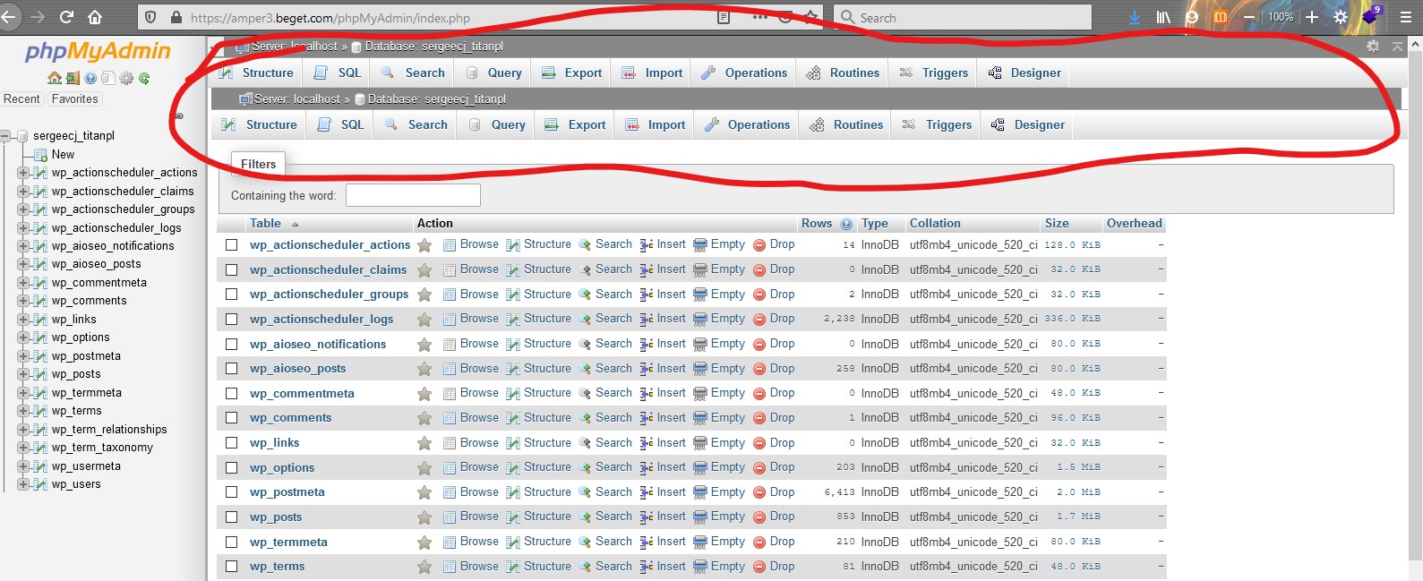 Duplicated title · Issue #16646 · phpmyadmin/phpmyadmin · GitHub