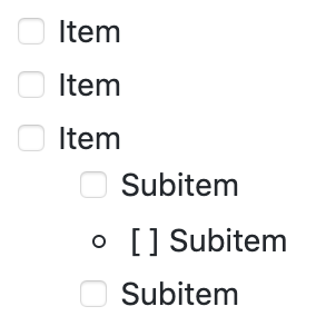 Task lists is rendered incorrectly · Issue #1279 · github/markup · GitHub