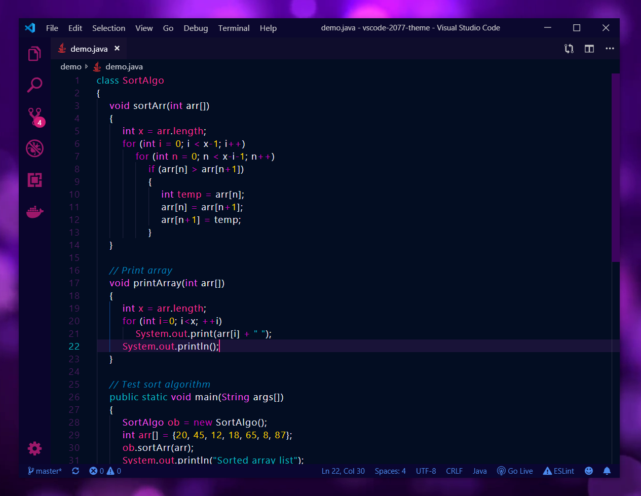 java