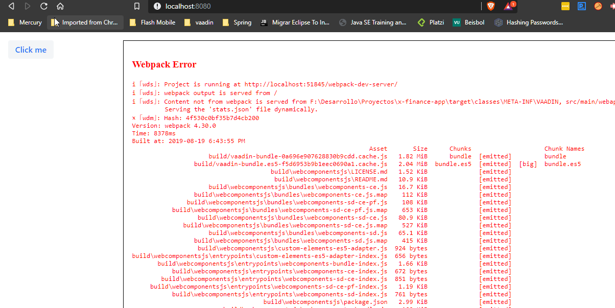 Frontend compilation failed V14.0.0 · Issue #6286 · vaadin/flow · GitHub