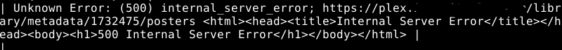 PlexAPI Unknown Error during Overlay · Issue #401 · Kometa-Team/Kometa ...