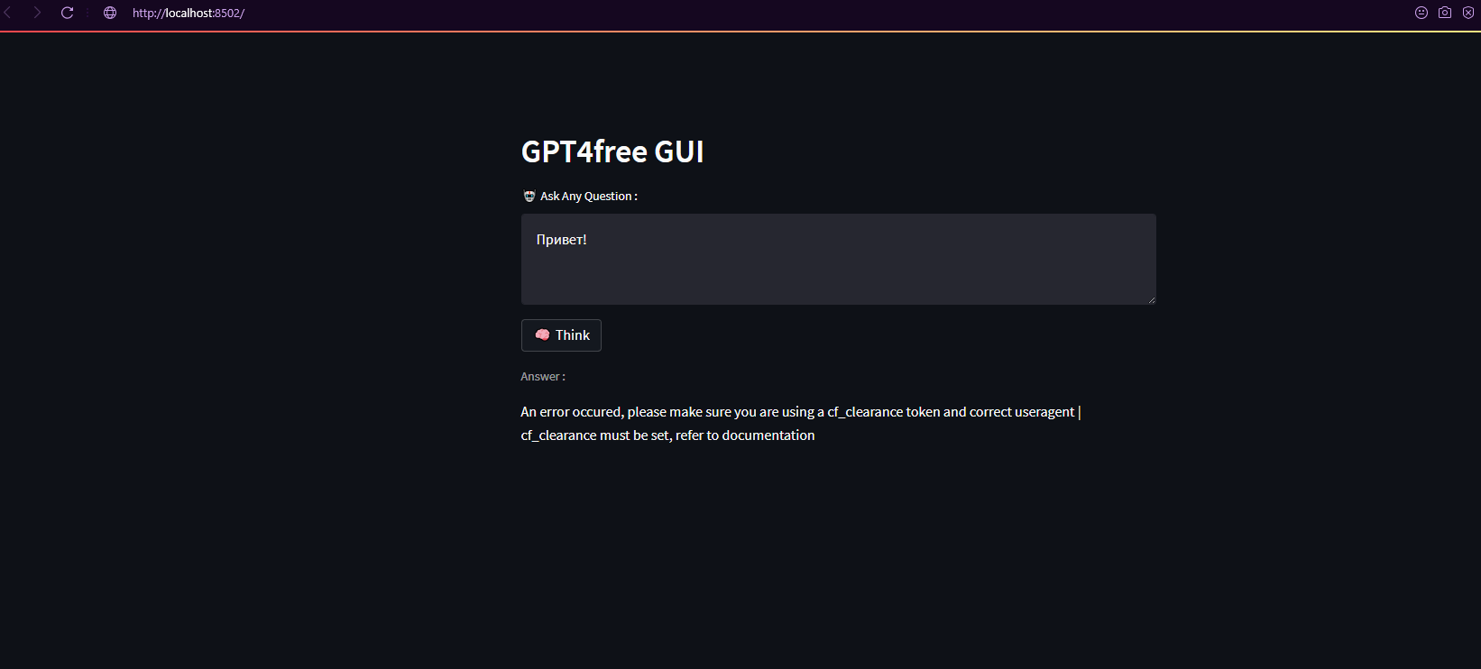 How i fix that? · Issue #188 · xtekky/gpt4free · GitHub