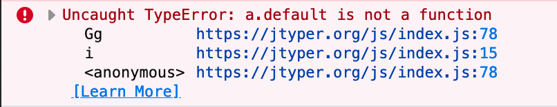 bug: website TypeError: a.default is not a function · Issue #312 ...