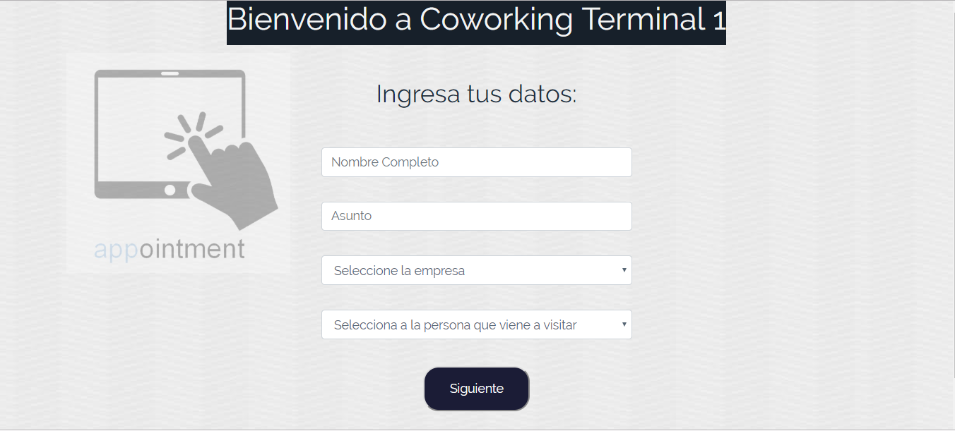 Registro de visitantes
