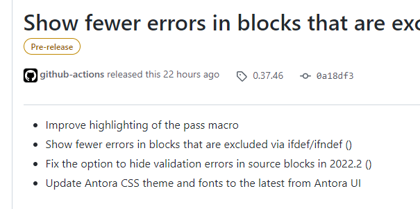Missing issue references in GitHub release notes · community ...