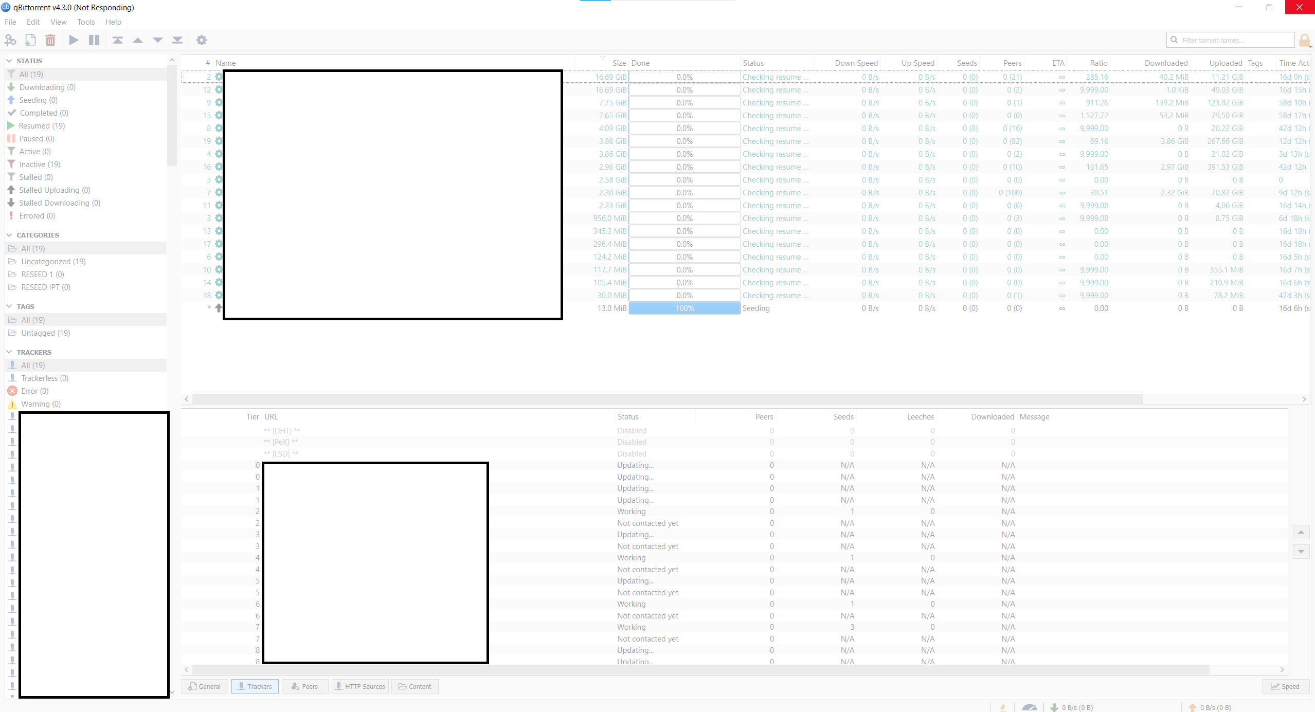 Qbittorrent 4.3.0 Freezes, completely unusable · Issue #13557 ...