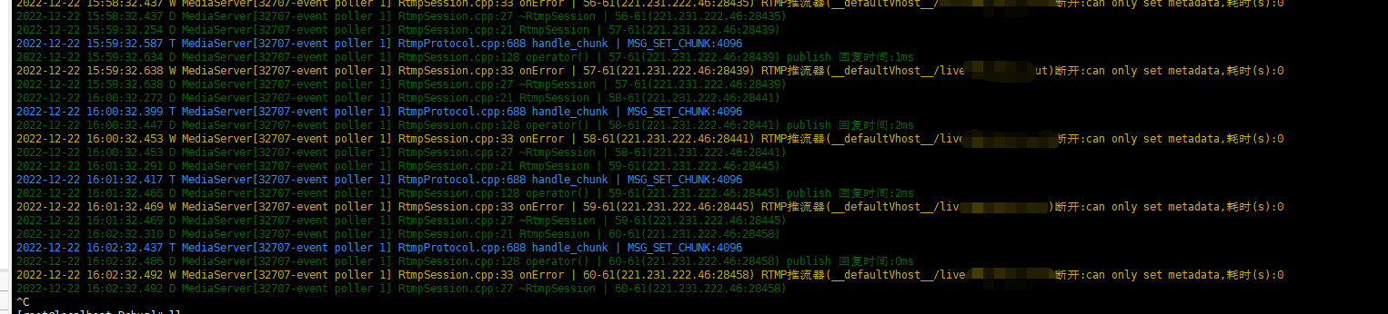 [BUG]: BUG 现象描述 · Issue #2177 · ZLMediaKit/ZLMediaKit · GitHub