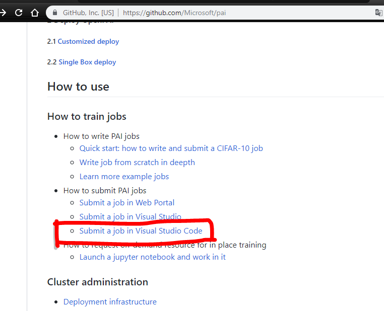 Broken link in doc home page · Issue #2113 · microsoft/pai · GitHub