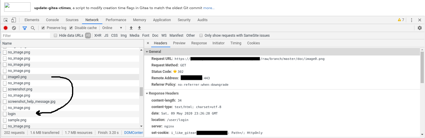 Unexpected 302 redirect to /user/login when viewing raw image in ...