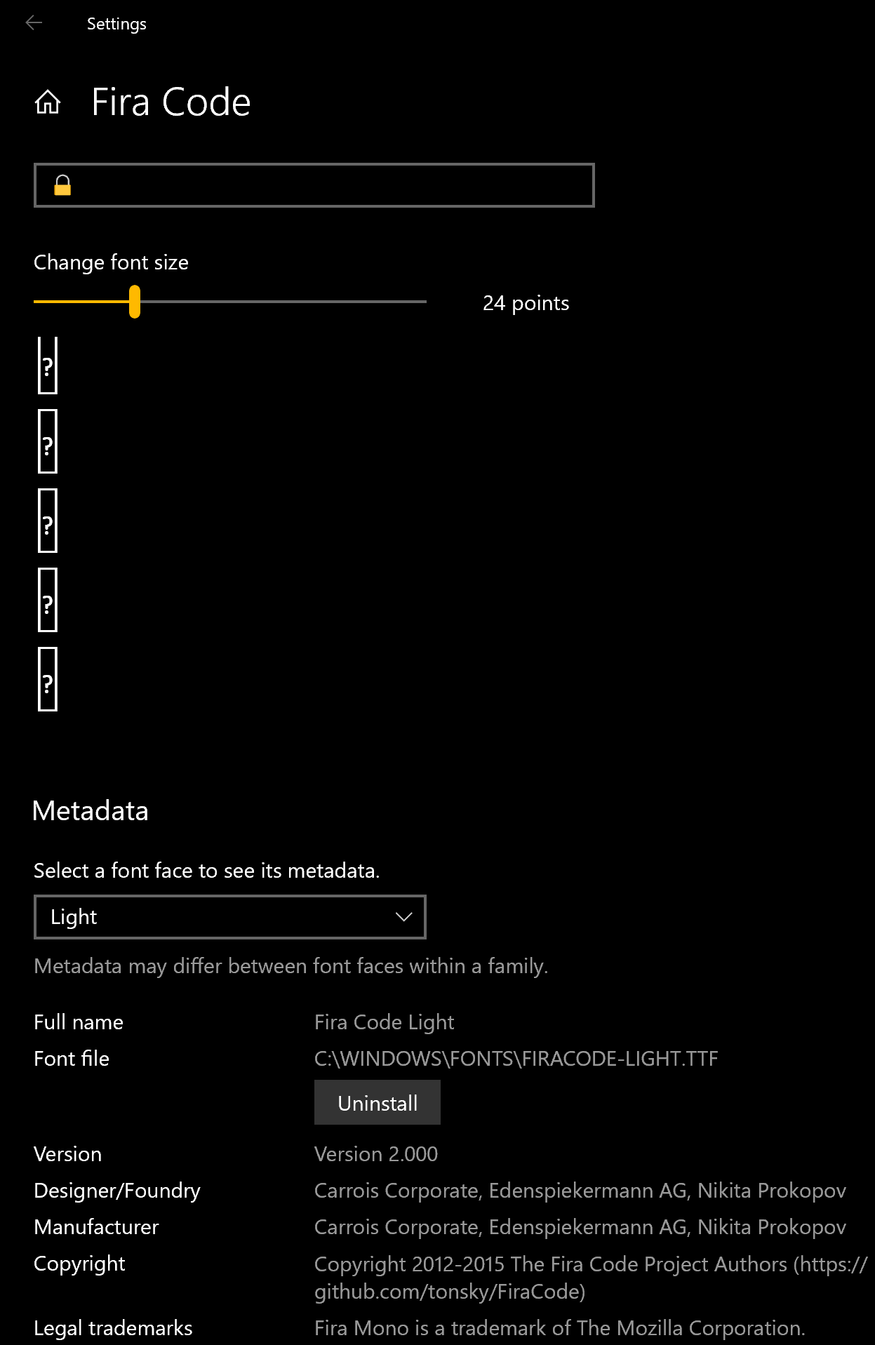 Add 🔒 (U+1F512) Lock sign · Issue #880 · tonsky/FiraCode · GitHub