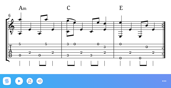 Flat's Sheet Music Embed